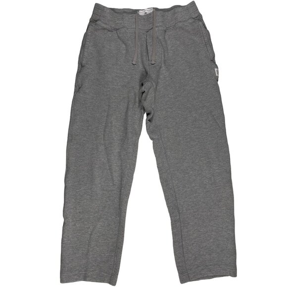 Reigning Champ Relaxed Fit Thermal Knit Sweatpants Gray men's size M - Picture 1 of 7